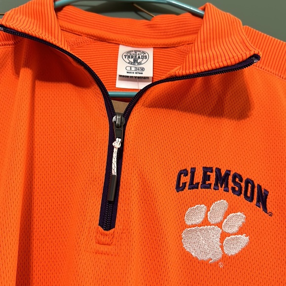 Rivalry Threads Clemson Tigers pullover half-zip orange - Picture 2 of 3